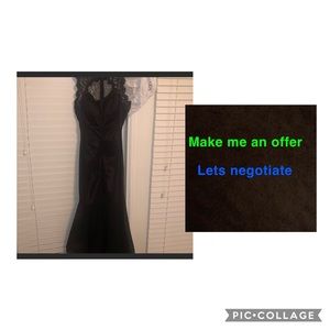 Black formal gown